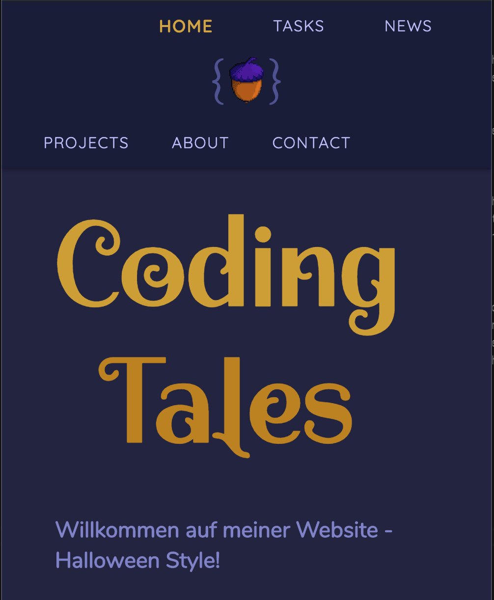 Screen of responsive Programmierung